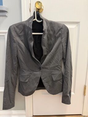 Express Gray Tailored Blazer Jacket